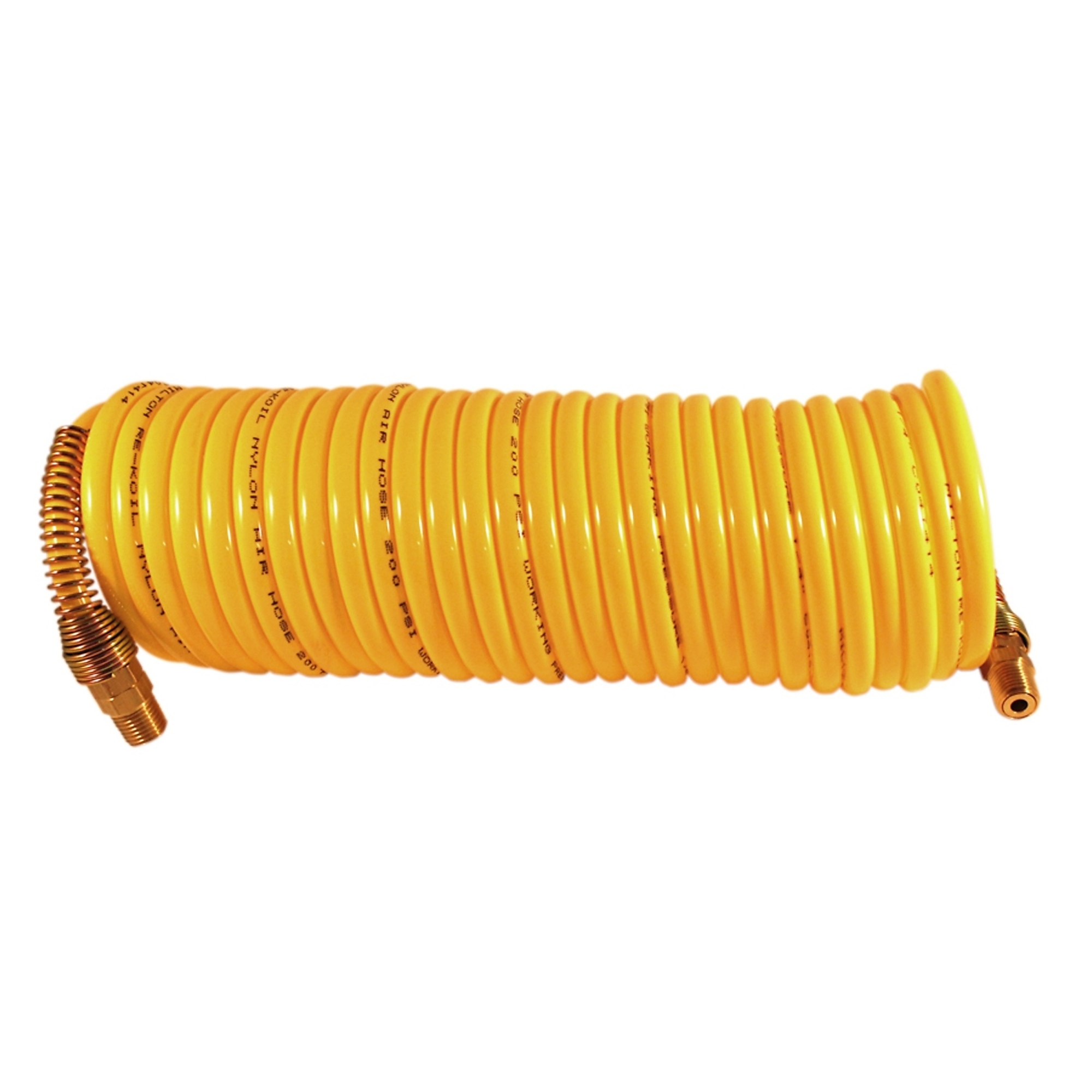 Milton, 3/8in. x 50ft. Re-Koil Hose 1/4in. NPT - Nylon, Model# 1675-4